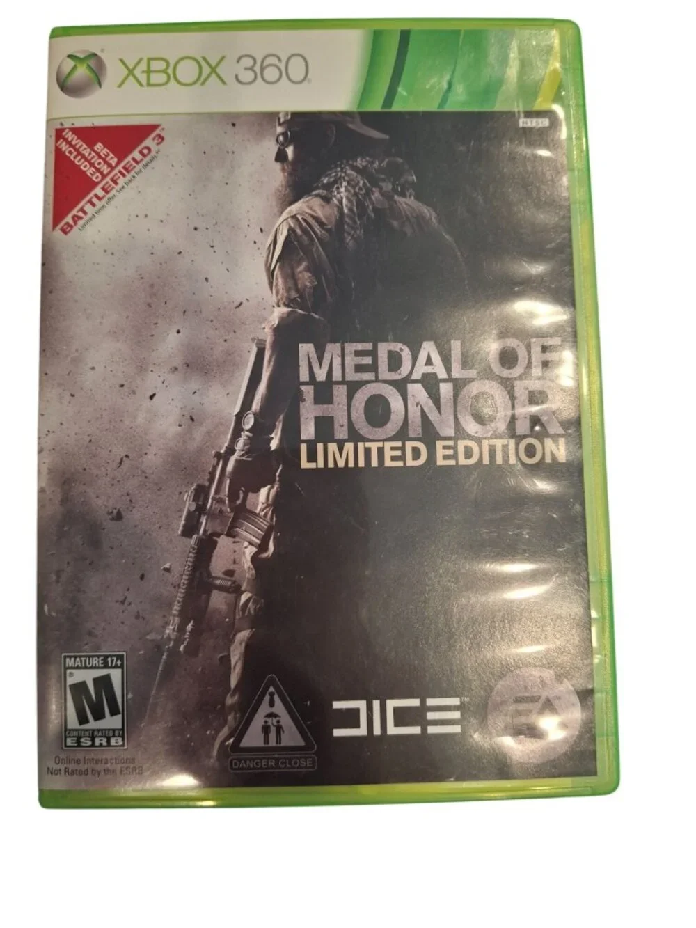 Medal of Honor Limited Edition Xbox 360 2010 EA DICE FPS Shooter CIB Tested